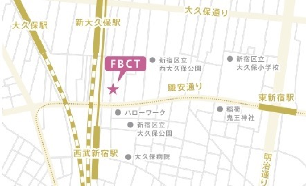 ファッションビジネス カレッジ東京の地図