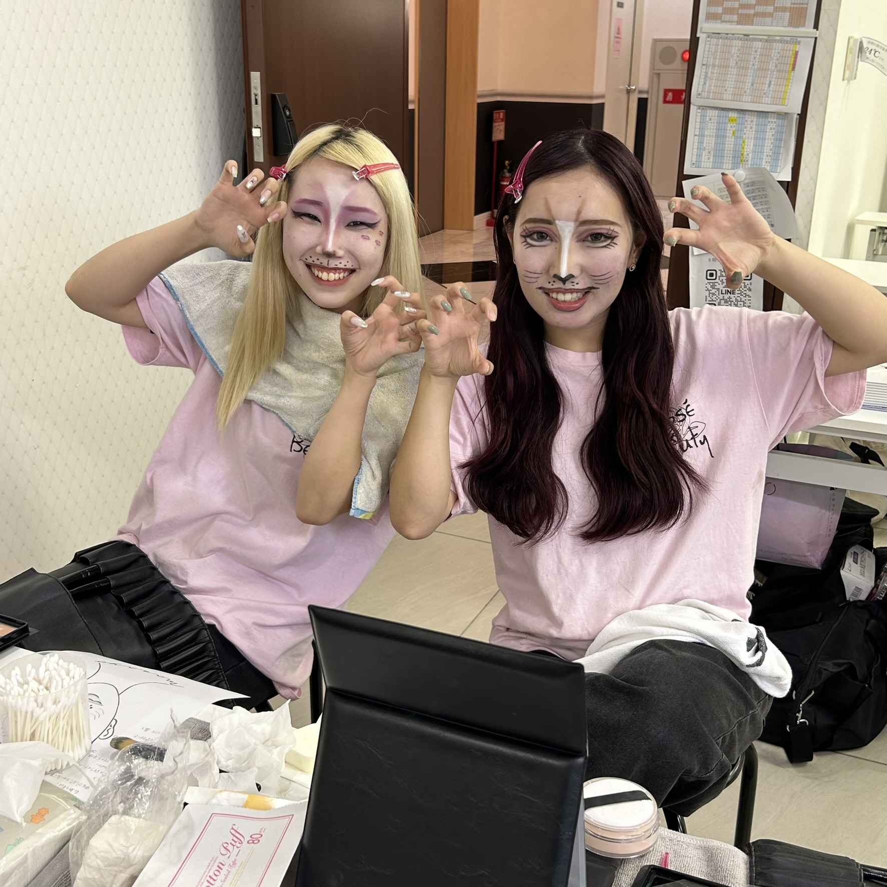 キャッツ(=^・^=)メイク授業🎵