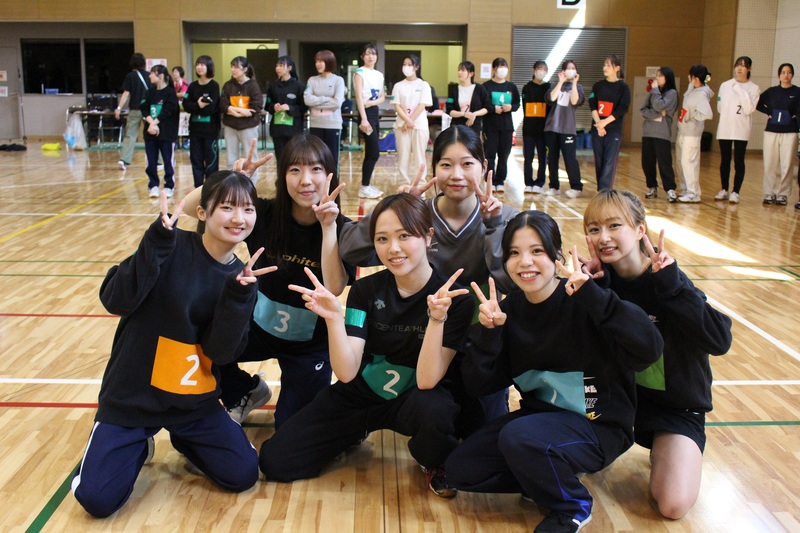 全学科・全学年が参加するスポーツ大会でさまざまな人と交流ができます！