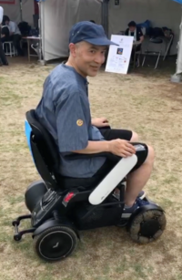 日本発、次世代型車椅子に乗ってきました。（作業療法学科）