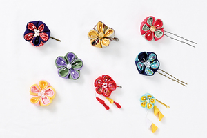 つまみ根付作り＆袴着付け体験