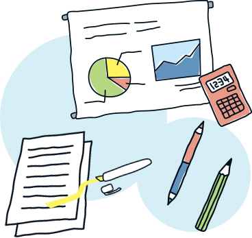 勉強のイラスト